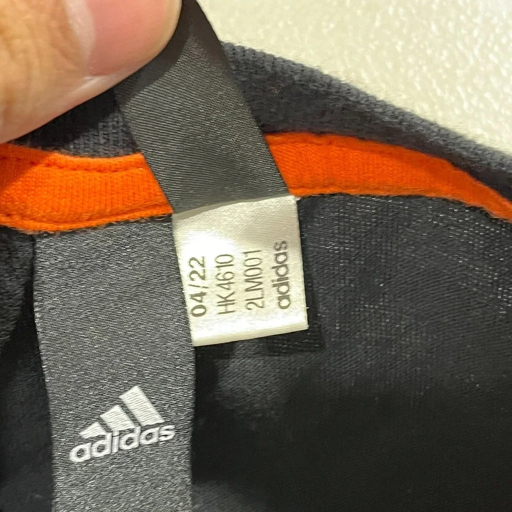 Adidas Shirt Mens M Orange‎ Black Greetings From Freedom Center Logo Graphic
